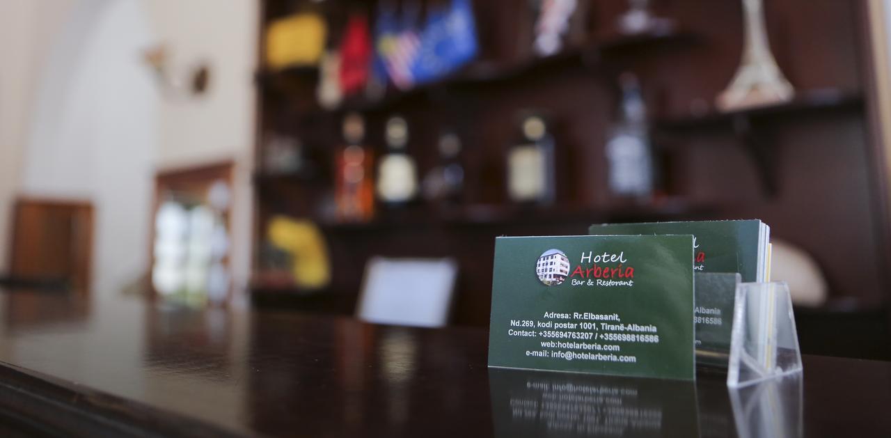 Hotel Arberia Tirana Extérieur photo